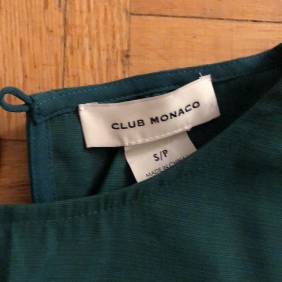 Riella Asymmetrical Twist Neck Top In Jade - Picture 4 of 6